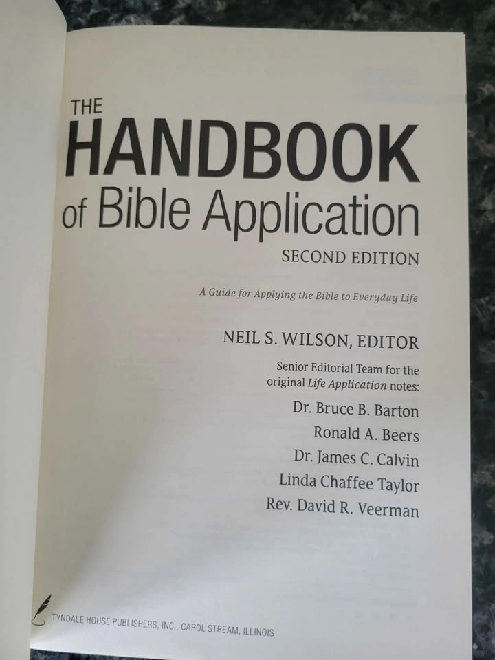 New Handbook of Bible Application (Hardcover) Calgary SW - photo 2