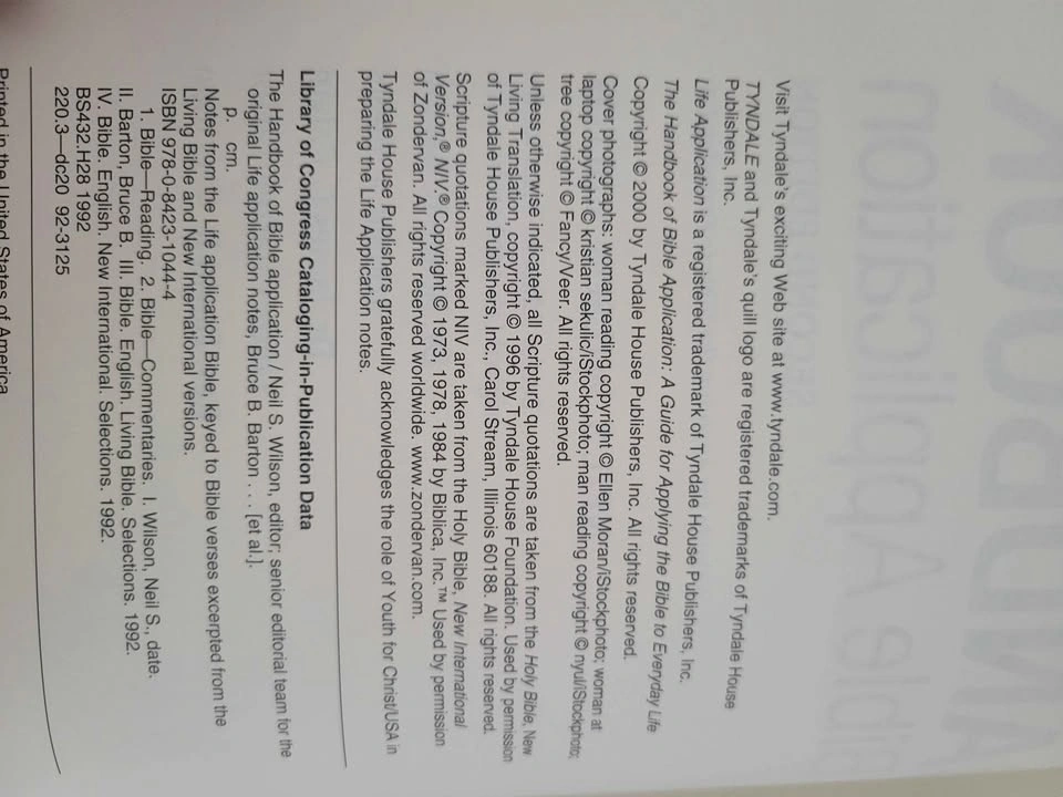 New Handbook of Bible Application (Hardcover) Calgary SW - photo 4