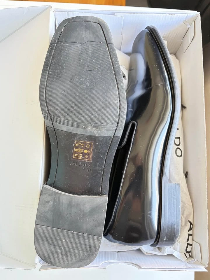 Aldo men’s Glossy Black loafers - photo 5