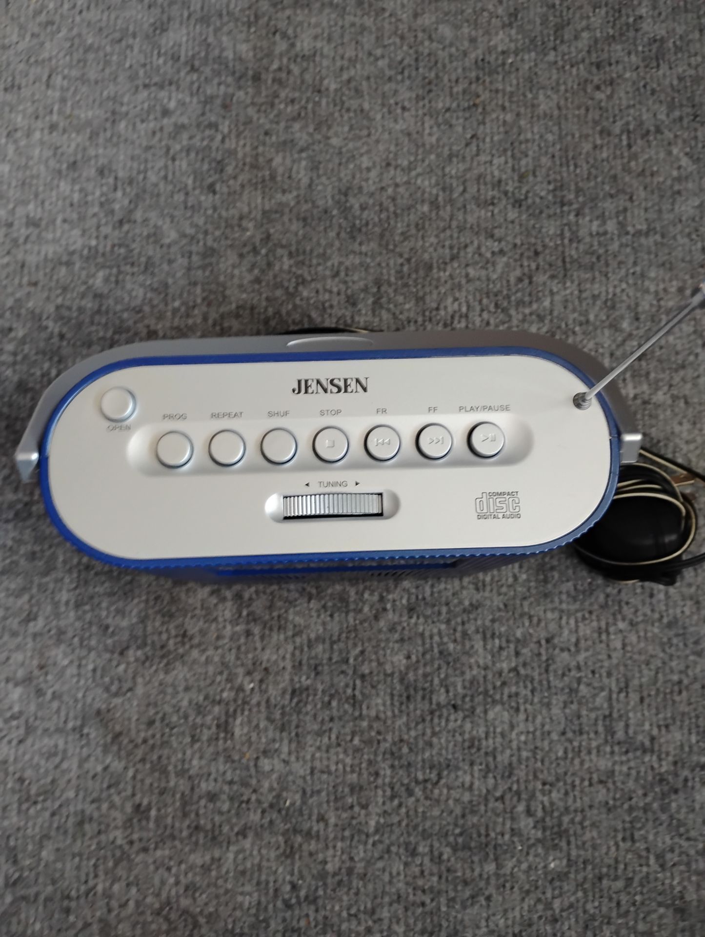 Jensen Portable Compact Disc Digital Audio - photo 4