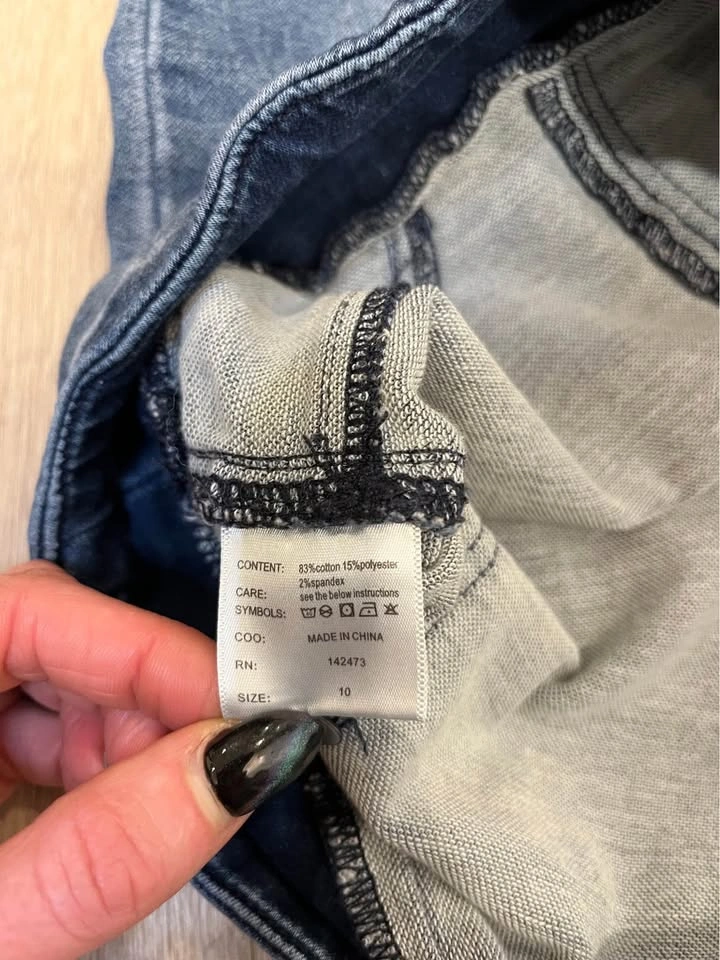 GRACE & LACE Stretch Pull-Up Skinny Jeans - Size 10 - photo 4