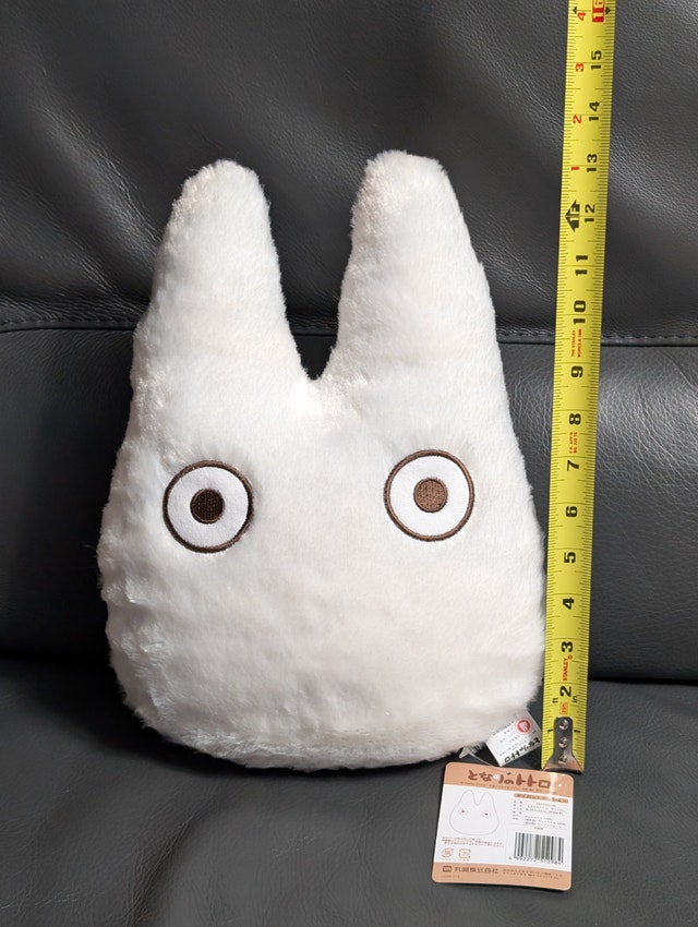 My Neighbour Totoro - 13" White Totoro Die Cut Plush Cushion - photo 4