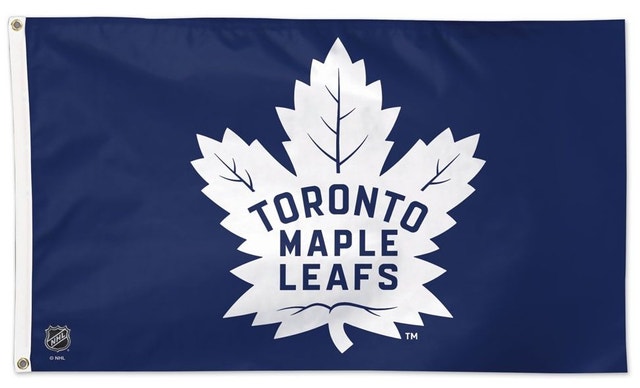 Toronto Maple Leafs Official Deluxe Flag Banner 5 feet x 3 feet