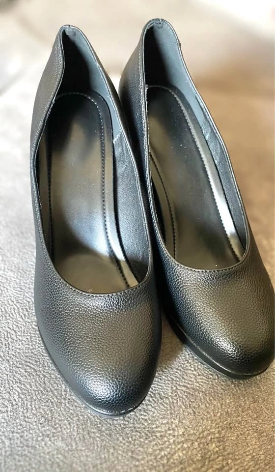 Jenn Ardor Black Chunky Block Heels - photo 2