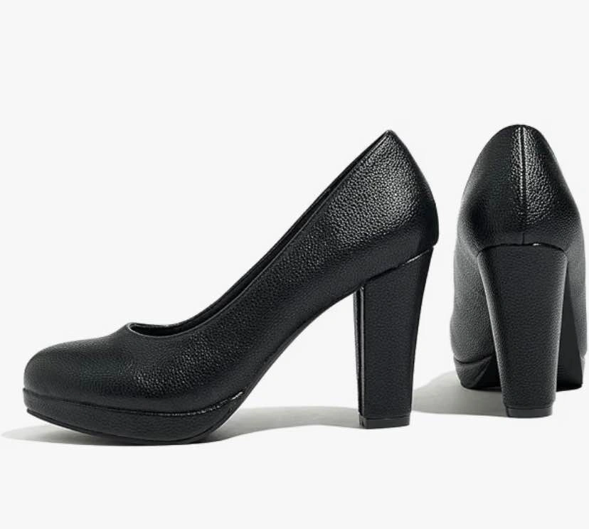 Jenn Ardor Black Chunky Block Heels - photo 4
