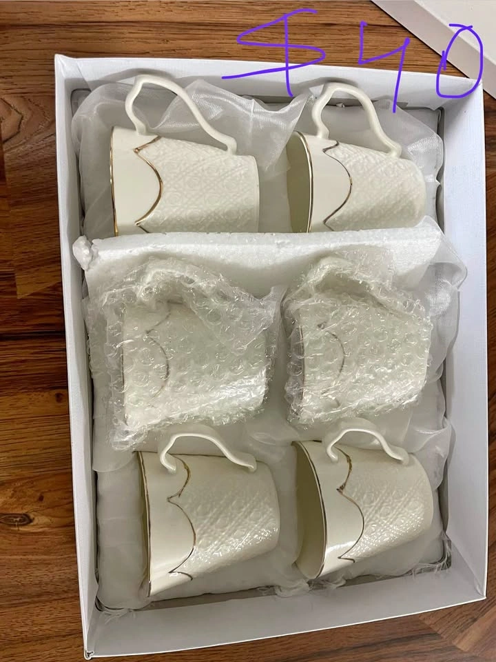 Brand new Housewares Plus 6-Piece Coffee Cup Set