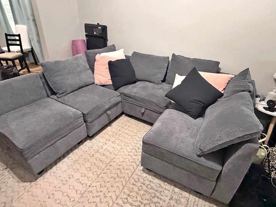 Modular Grey Couch