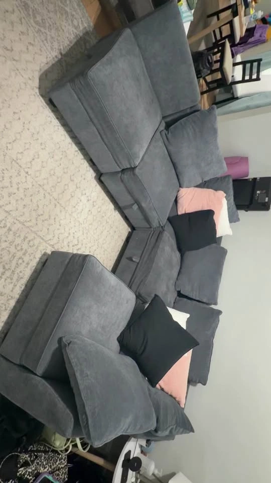 Modular Grey Couch - photo 3