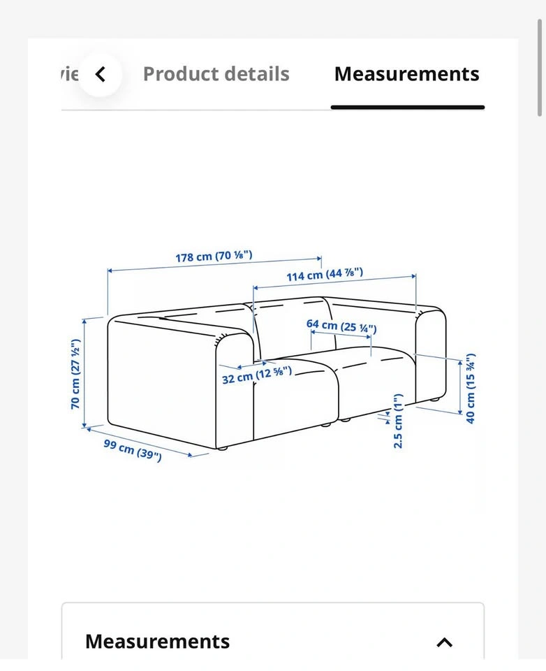 Ikea STOCKHOLM Loveseat - photo 4