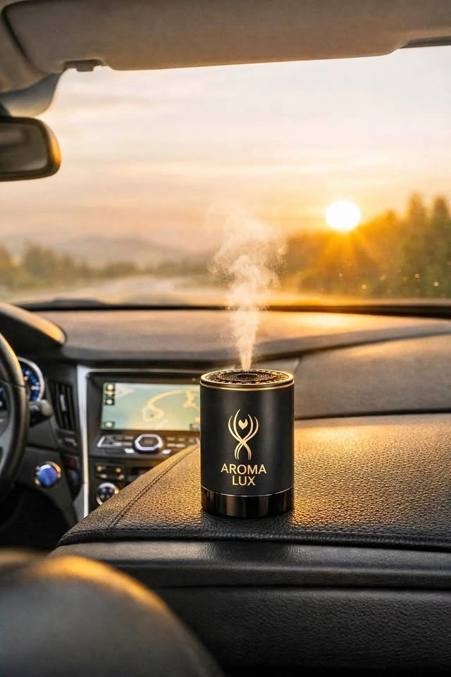 Aroma Lux Premium Car Diffuser - Long Lasting & Rechargeable