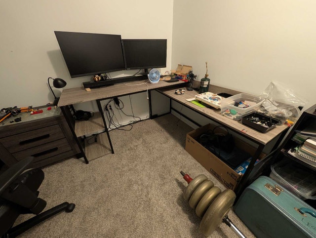 L computer desk