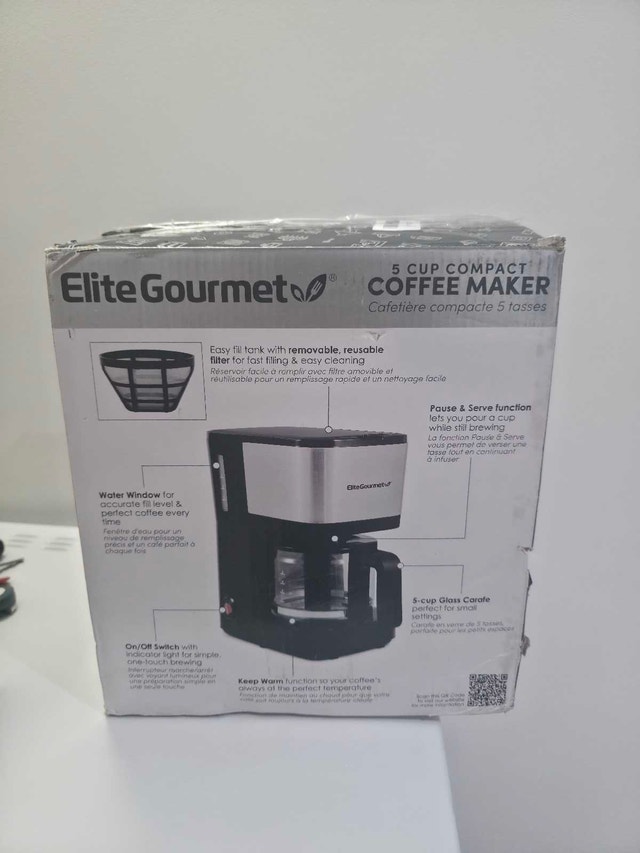 Elite Gourmet Coffee Maker and Black & Decker Grinder - photo 2