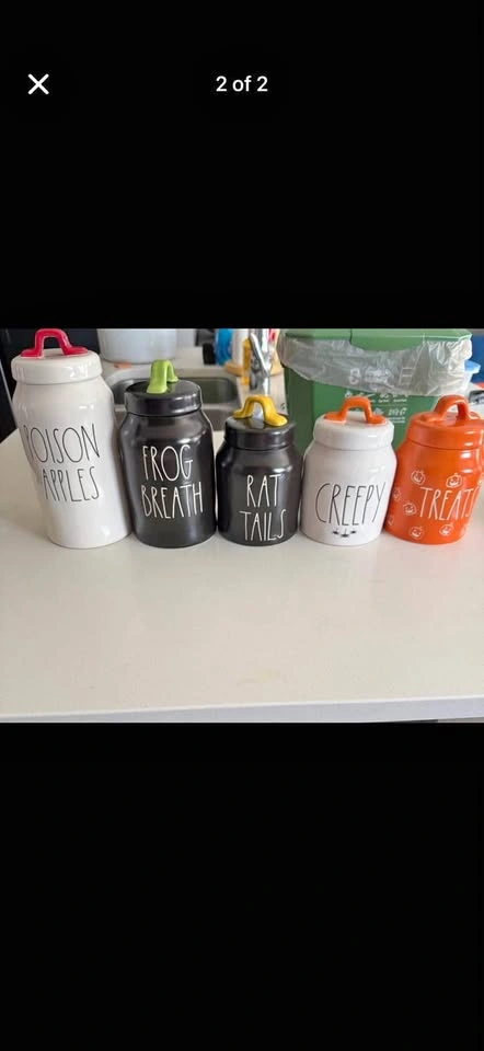 Rae Dunn Halloween Jar/Canister