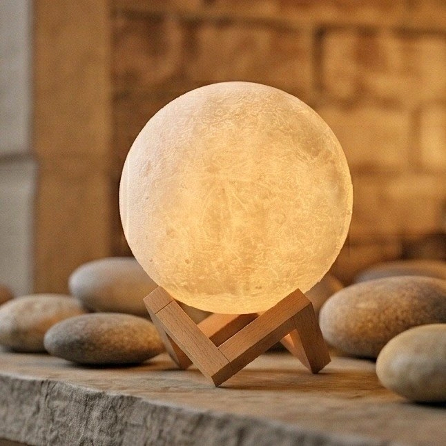 C1461 TPC5A7 Moon Lamp with Ambient Light