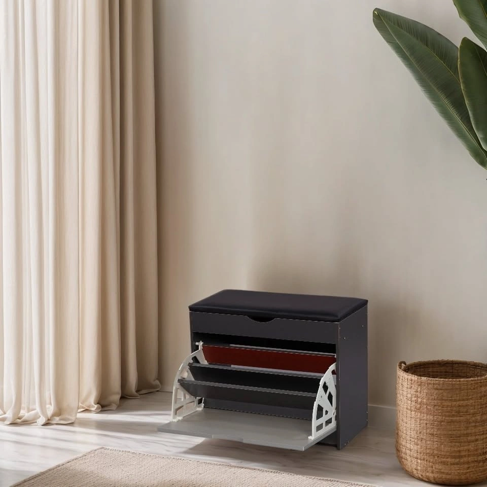 Craftsman Shoe Storage Bench with Long Bench Seat - photo 2