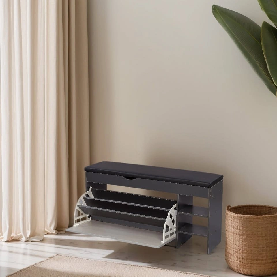 Craftsman Shoe Storage Bench with Long Bench Seat - photo 5