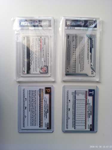 2020 Bowman Chrome Jasson Dominguez Mojo PSA 10 + Kyle Lewis - photo 2