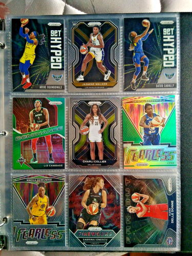 2021 Panini Prizm WNBA Basketball RC Rookie Card LOT of 18 - photo 2