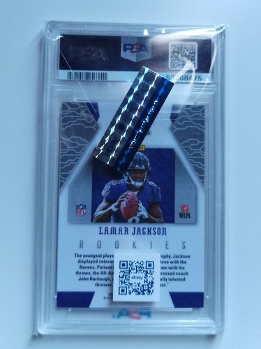2018 Panini Phoenix Lamar Jackson Color Burst RC Rookie PSA 10 - photo 2