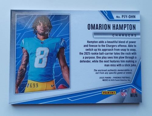 2025 Phoenix Tyler Warren RC /299 + Omarion Hampton /699 - photo 5
