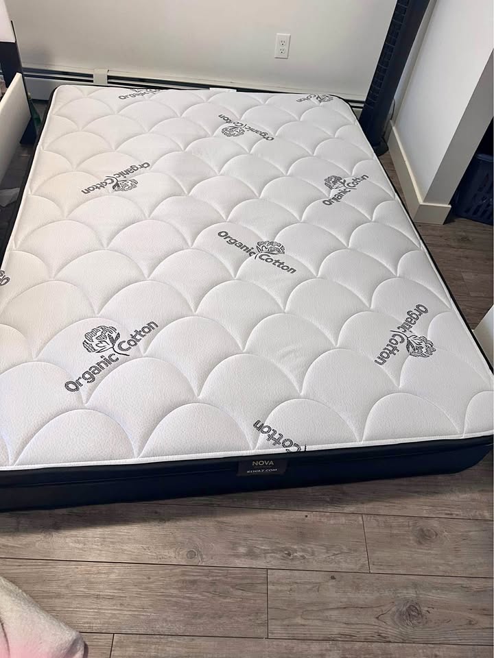 Queen bedframe and mattress