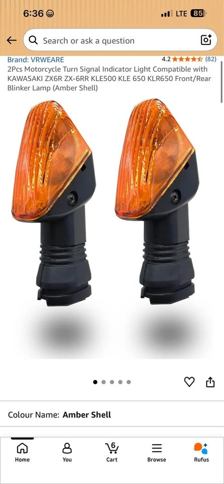 VRWEARE Motorcycle / Scooter Turn Signal Indicator Lights - photo 4