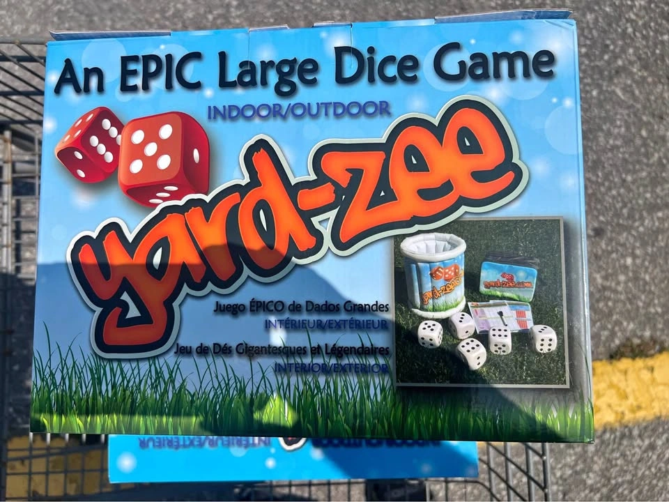 Yard-Zee Epic Large Dice Game brand new 3 available