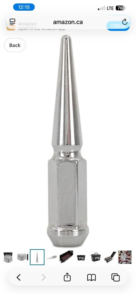 Mishimoto Spiked Lug Nuts, M14x1.5, 24-PC Set, Chrome NEW - photo 4