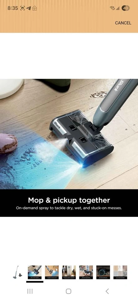 Shark HydroDuo Cordless Wet & Dry Hard Floor Cleaner - photo 2