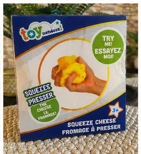 BNIB Toymendous Squeeze Cheese Squish Fidget Toy - photo 5