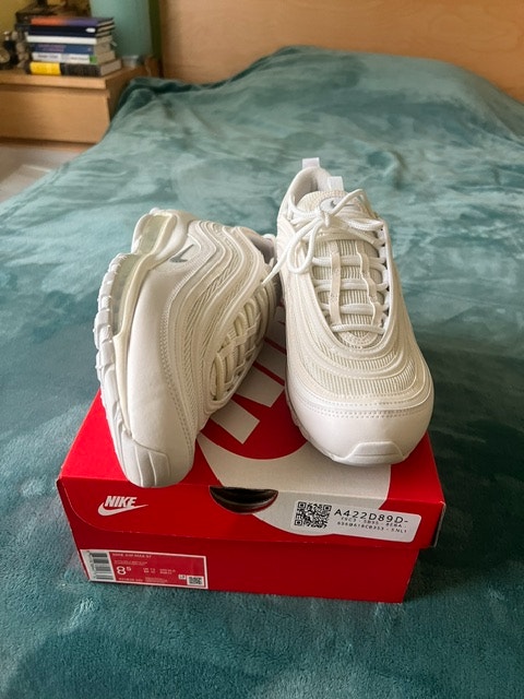 Nike Air Max 97 – Triple White – Men’s 8.5 – Brand New in Box - photo 2
