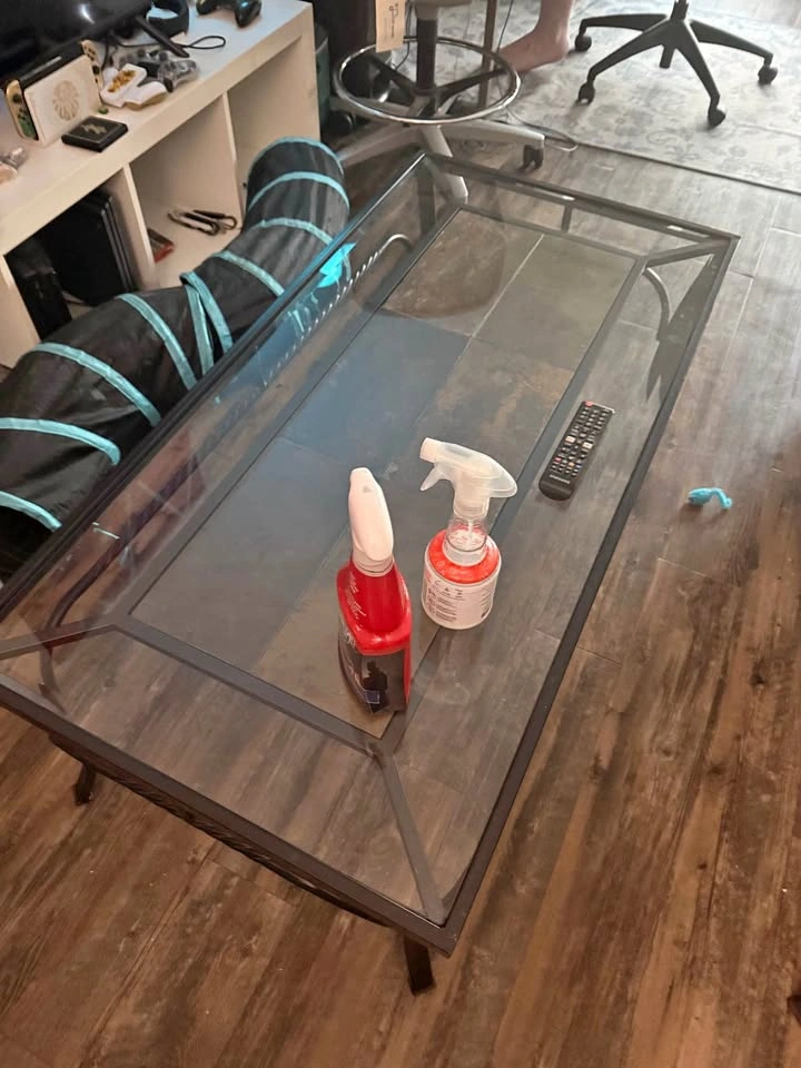 Glass living room set