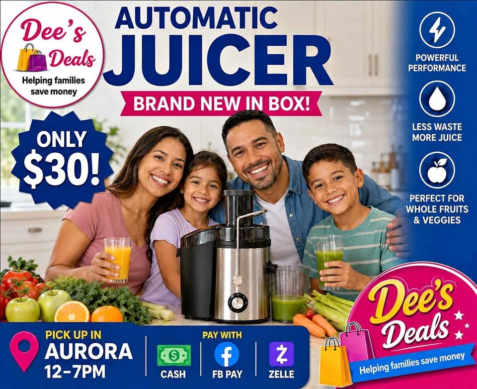 Automatic Juicer BRAND NEW IN BOX ONLY $30