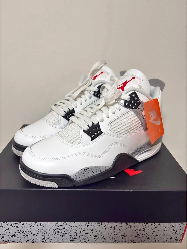 Jordan 4 White Cement (2025)
