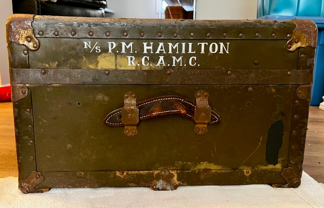 WW1 Canadian ‘Bluebird’ Nurse’s Trunk - photo 3