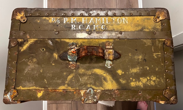WW1 Canadian ‘Bluebird’ Nurse’s Trunk - photo 5