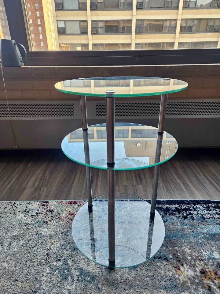 Glass Side Table