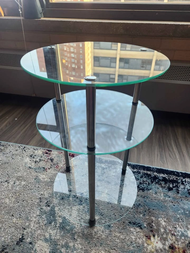 Glass Side Table - photo 2