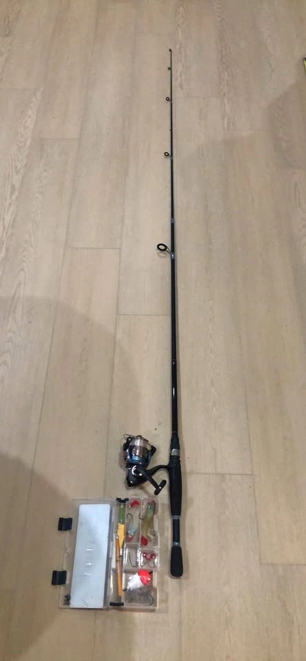 Total Tackle Drive Spinning Rod and Reel Combo with Box