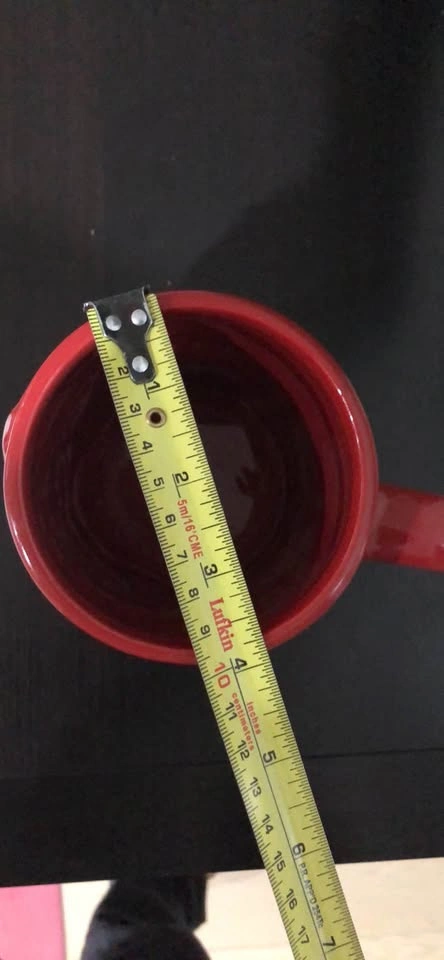 Red Ceramic Dragon Relief Mug - photo 5