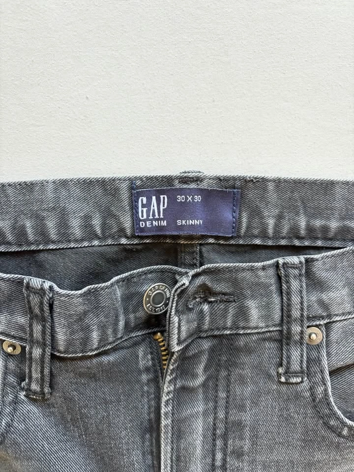 GAP Denim Men’s washed black jeans - photo 3