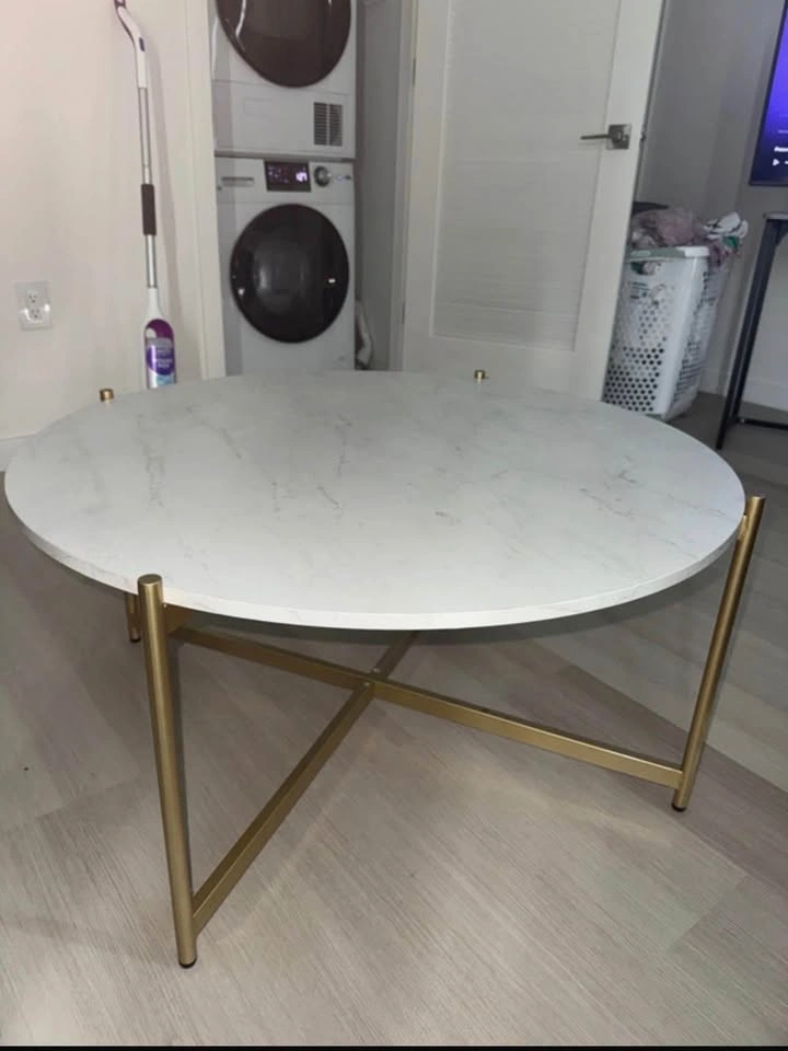 BELLEZE Beret 36 Inch Round Coffee Table - photo 3