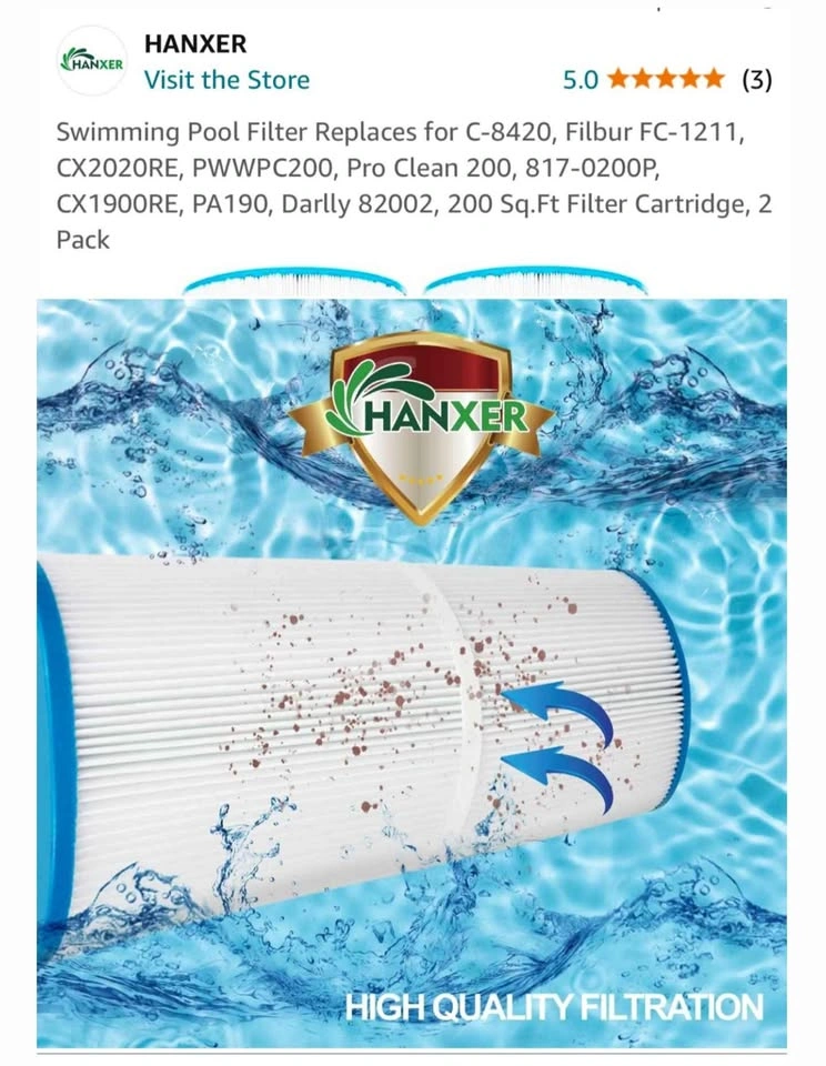 Swimming Pool Filter 2-Pack (C-8420, FC-1211, CX2020RE) - photo 3