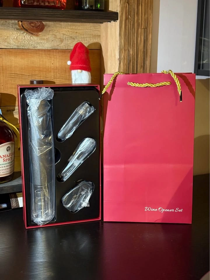 NEW Electric Wine Opener Gift Set + FREE 2-Pack Vacuum Stoppers - photo 2