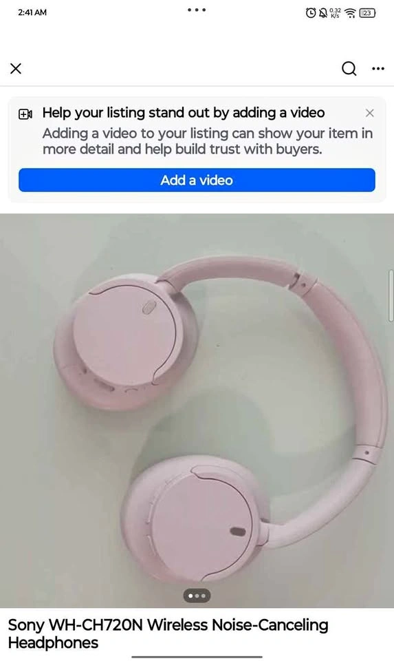 Sony WH-CH720N Wireless Noise-Canceling Headphones