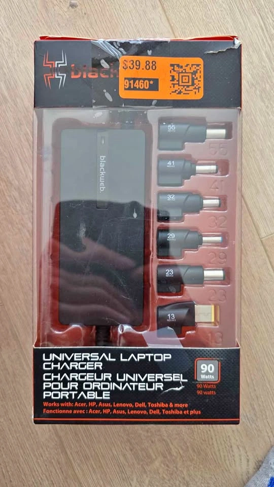 Blackweb 90W Universal Laptop Charger