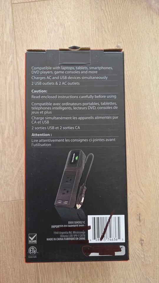 Blackweb 175W Power Strip Inverter - photo 2