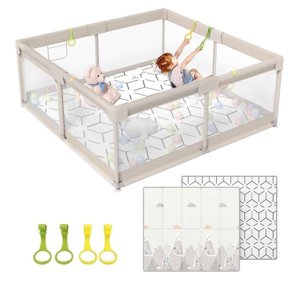 Brand new Baby Playpen with Mat (59x59x27inch) - photo 3