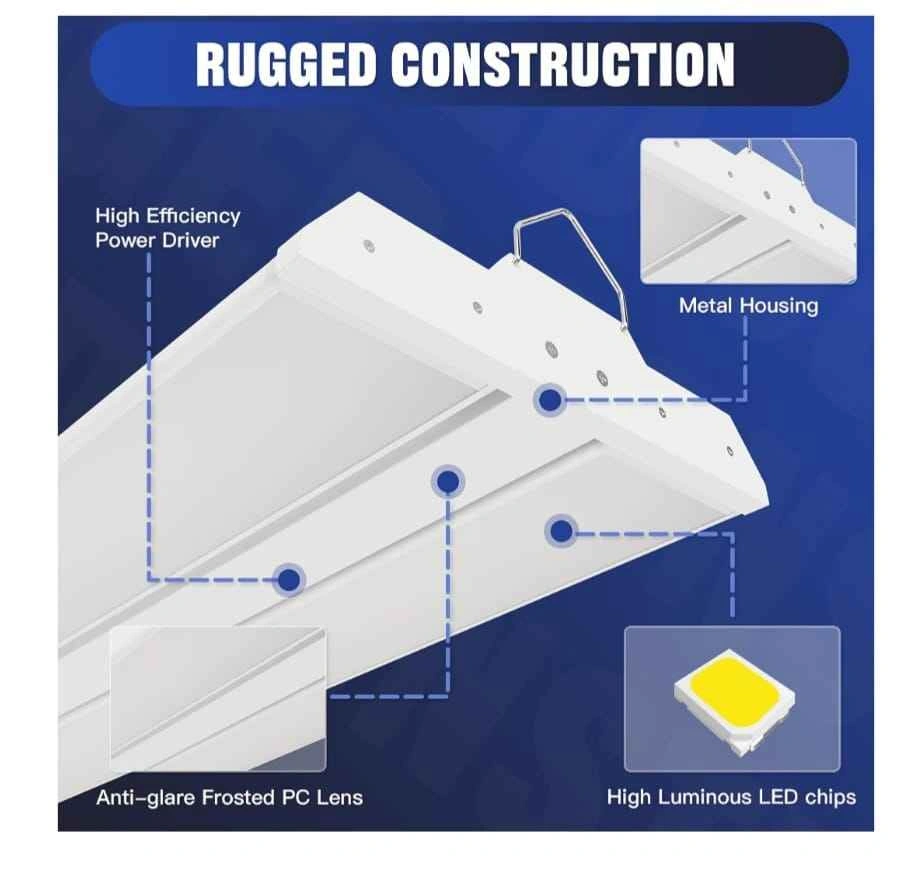 Brand new LED Linear Shop Lights 200/150/100W 4-Pack - photo 3