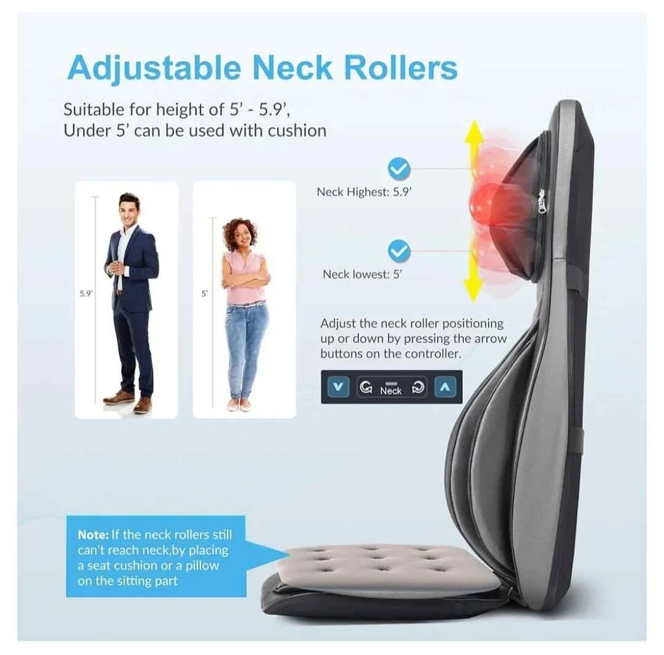 Brand New COMFIER Shiatsu Back Neck Massager with Heat - photo 4